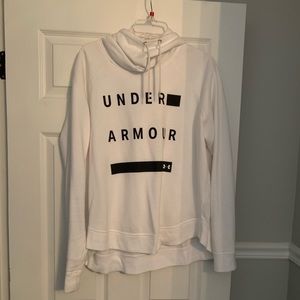Women’s Under Armour White Cowl Neck Size XL